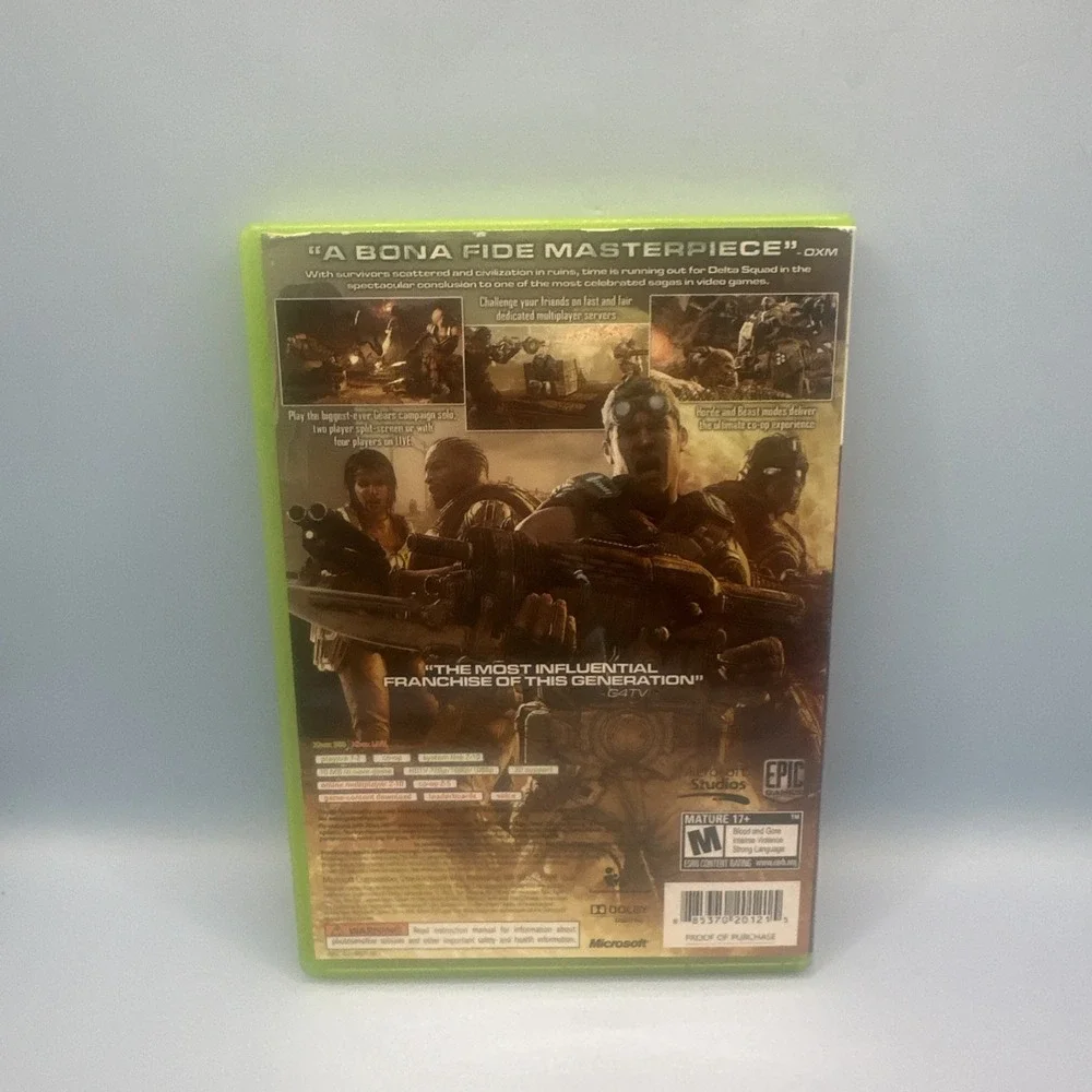 Gears of War 3 (Xbox 360) Complete